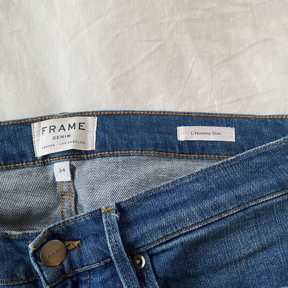 FRAME L'Homme Slim Size 34 Jeans - Picture 2 of 8